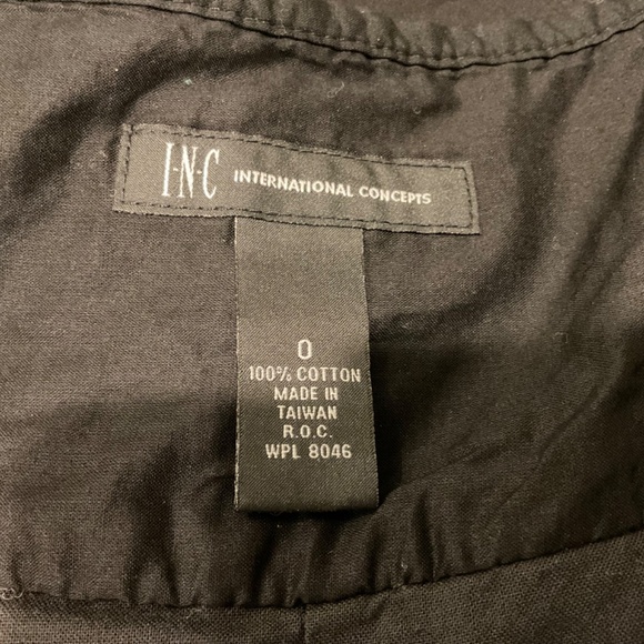 INC International Concepts Skirt Black Size 0 - Picture 4 of 8